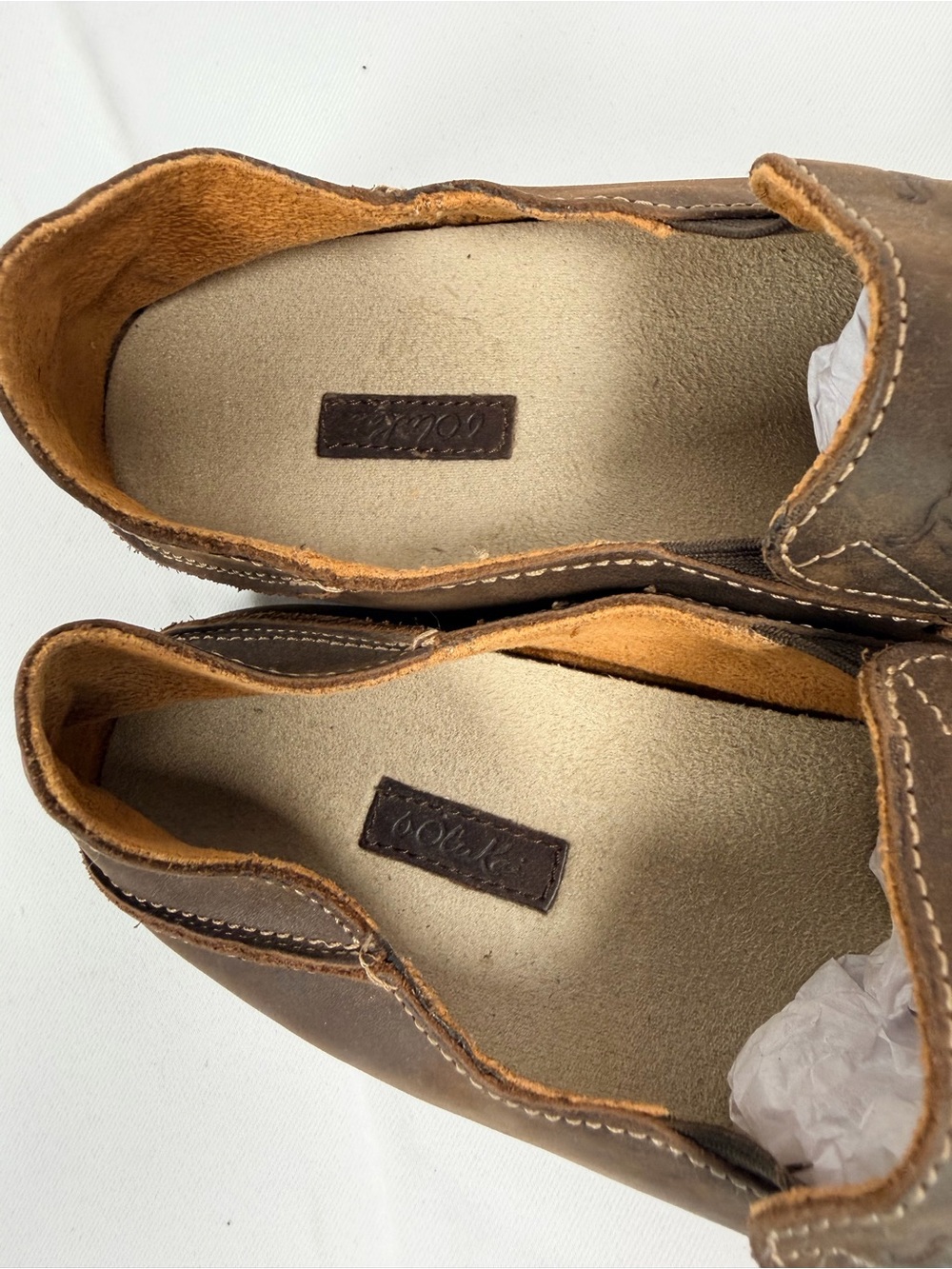 OLUKAI Women’s Size 8.5 Shoes Slip On Style Leather Nohea Nubuck Loafer - Picture 7 of 14